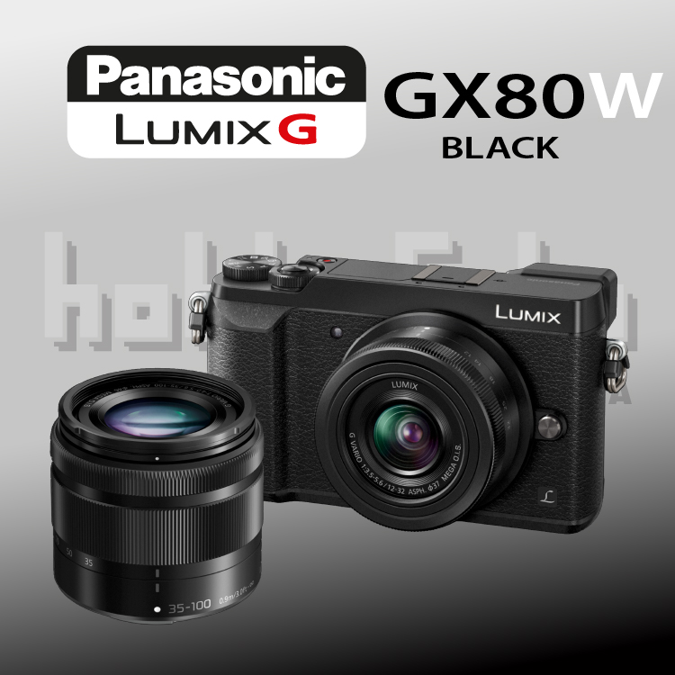 opblijven Slechthorend schoner Panasonic Lumix GX80 (Nero) + 12-32 + 35-100mm [W] - Hobbyfoto