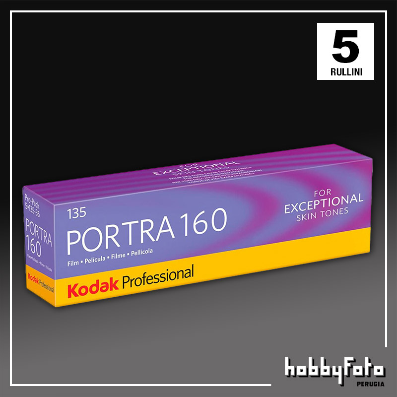 Kodak Portra 160 iso 35 mm 36 pose - Pro-Pack - confezione da 5