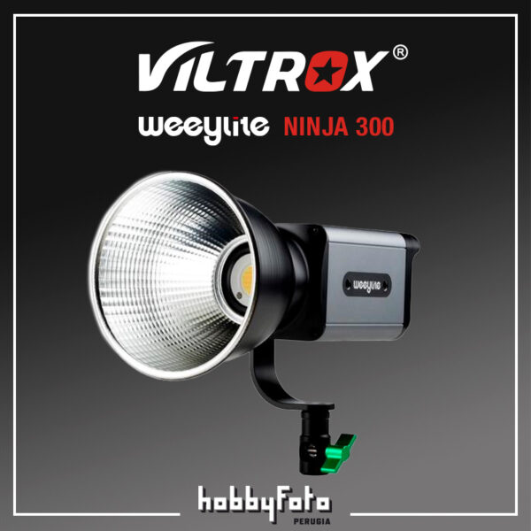 Viltrox Weeylite VL-Ninja 300 KIT  anello Bowens VP-05- Illuminatore Led