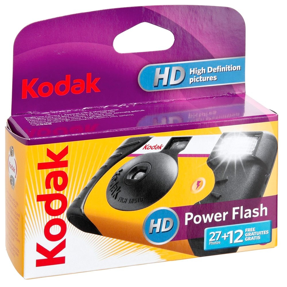 Kodak HD Power Flash Fotocamera a Colori Usa e Getta 27+12 foto - 800 ASA -  Hobbyfoto