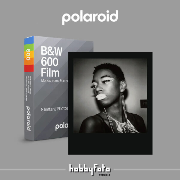 Polaroid B&W 600 Film with monochrome frame special edition