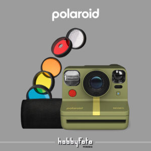Polaroid Now+ Forest Green 2ª generazione fotocamera istantanea