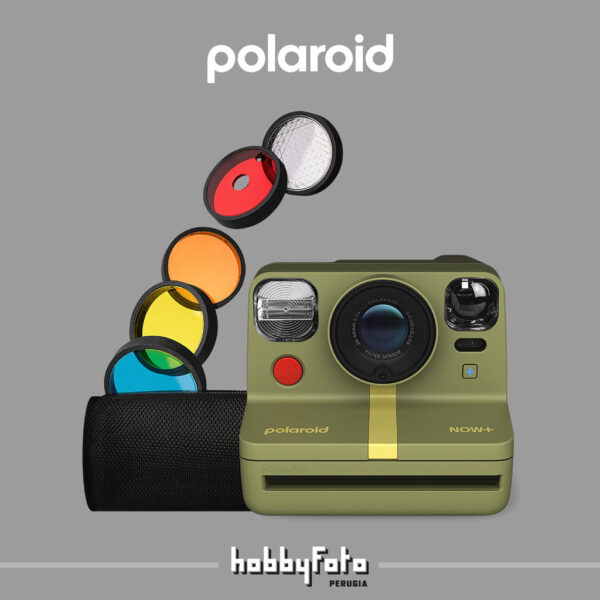 Polaroid Now+ Forest Green 2ª generazione fotocamera istantanea